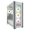 Corsair iCUE 7000X RGB Tempered Glass Smart Case - Bianco con Finestra - immagine 1