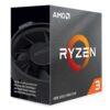 AMD CPU RYZEN 3, 4300G, AM4, 3.8 GHz 4 CORE, CACHE 4MB, AMD RADEON GRAPHICS - immagine 1