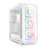 SHARKOON CASE AK5G RGB ATX WHITE - immagine 1